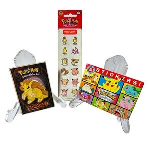 Vintage Y2K Pokemon Stickers Sandslash Sticker Time 38 Normal Element 1999